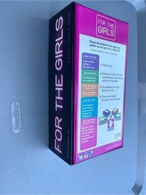 For The Girls Adult Party Game - Pink